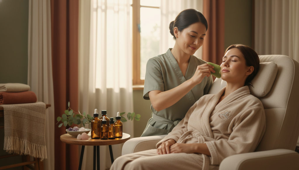 masaż twarzy