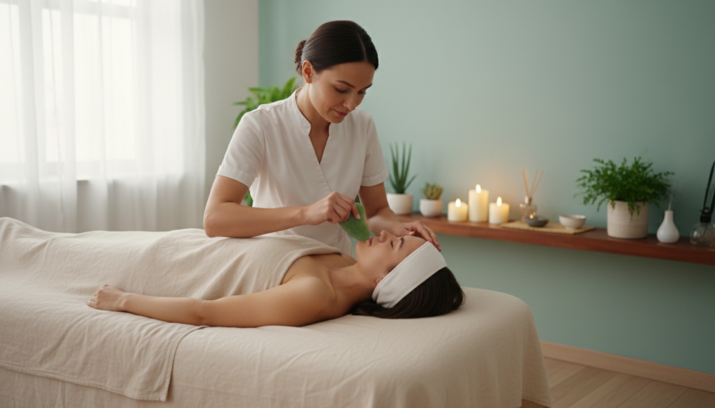 Masaż gua sha Masaż gua sha